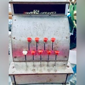 Vintage 50’s Toy cash register